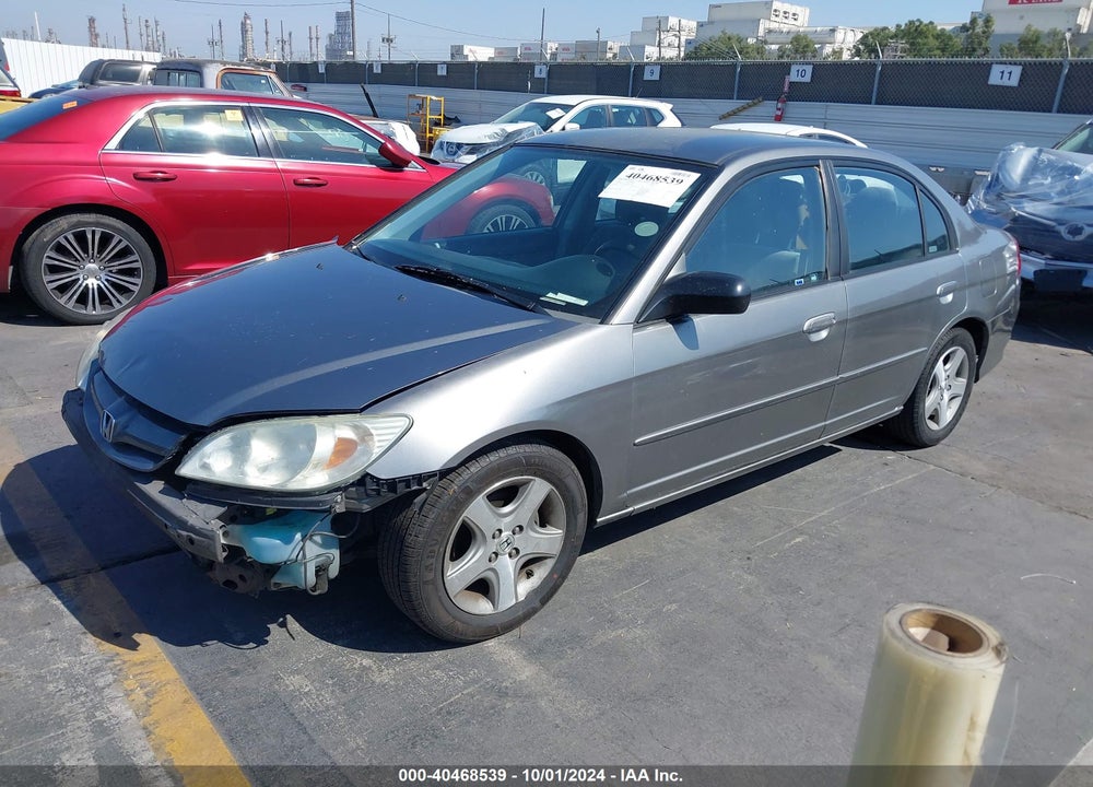 2005 HONDA CIVIC LX VIN: 2HGES16565H633924