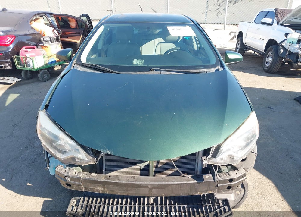 2016 TOYOTA COROLLA LE VIN: 2T1BURHE2GC559597