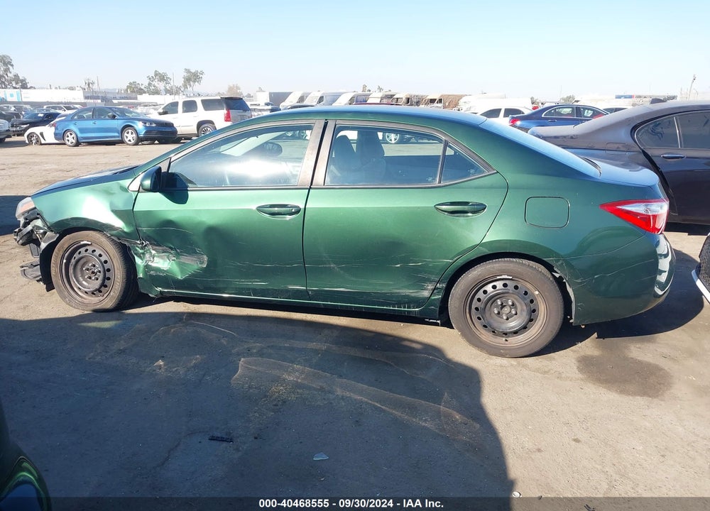 2016 TOYOTA COROLLA LE VIN: 2T1BURHE2GC559597