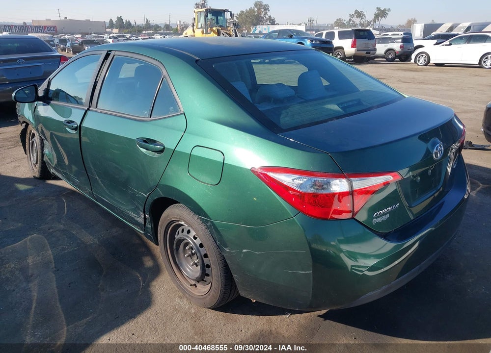 2016 TOYOTA COROLLA LE VIN: 2T1BURHE2GC559597