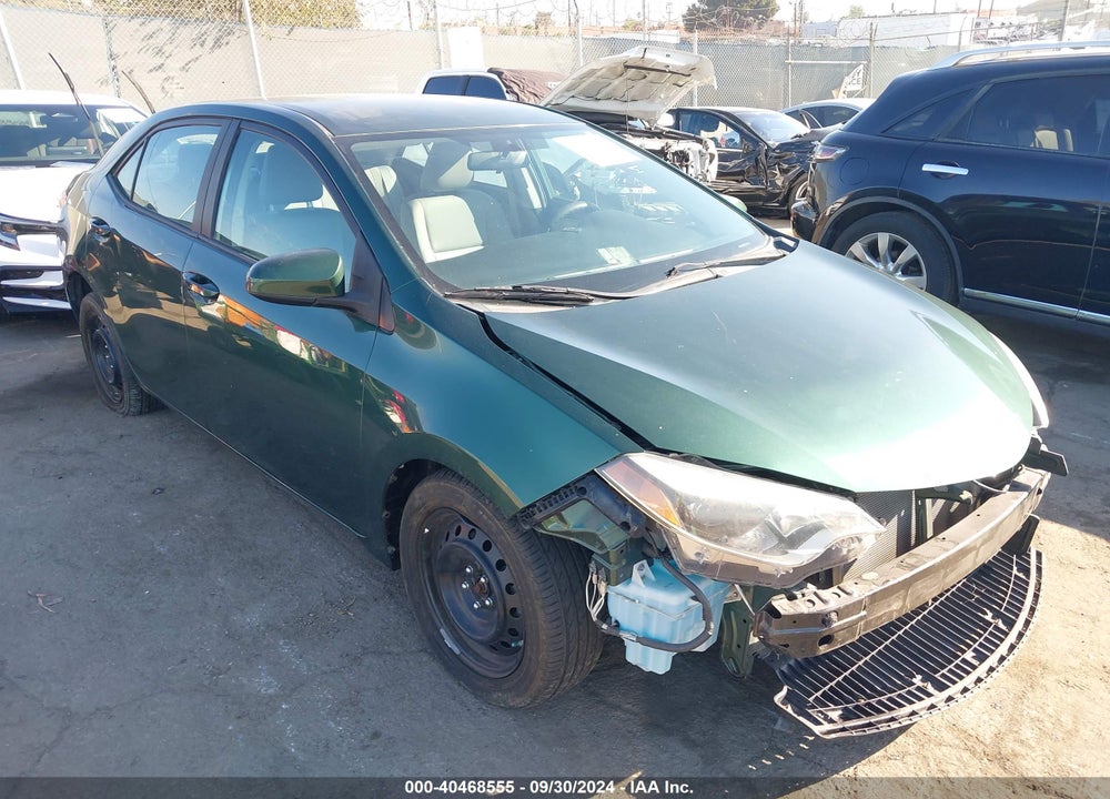 2016 TOYOTA COROLLA LE VIN: 2T1BURHE2GC559597