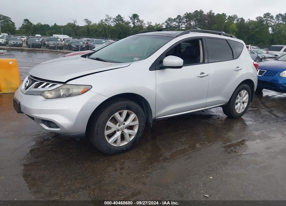 2012 NISSAN MURANO SL VIN: JN8AZ1MW3CW209883