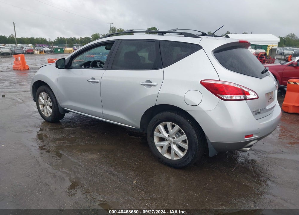 2012 NISSAN MURANO SL VIN: JN8AZ1MW3CW209883