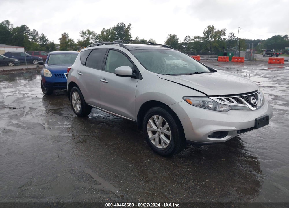 2012 NISSAN MURANO SL VIN: JN8AZ1MW3CW209883