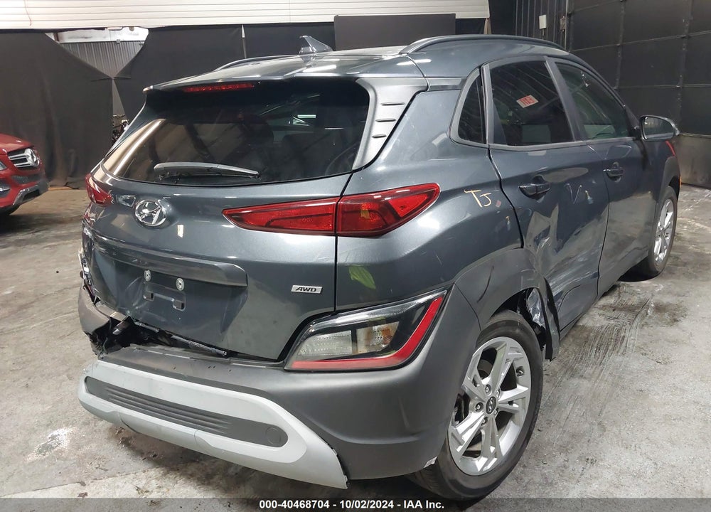 2022 HYUNDAI KONA SEL VIN: KM8K6CAB3NU890935
