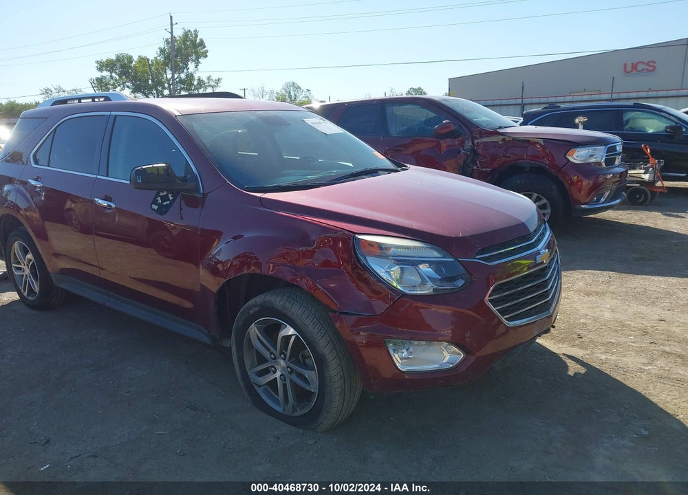 2016 CHEVROLET EQUINOX LTZ VIN: 2GNALDEK6G6283008
