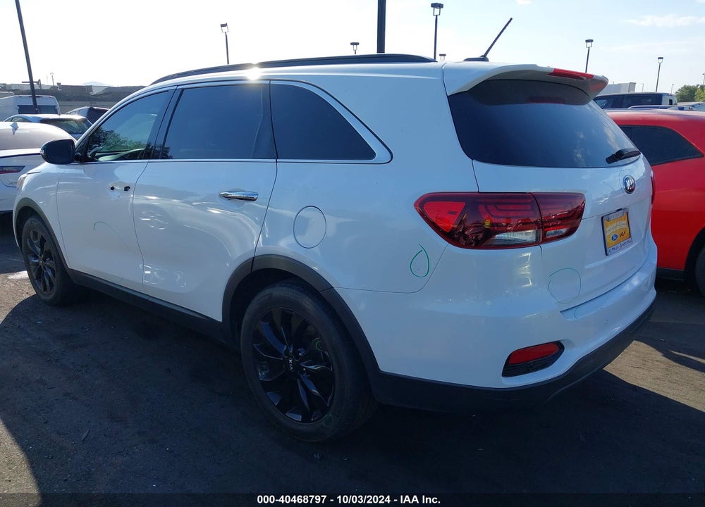 2019 KIA SORENTO 3.3L S VIN: 5XYPG4A56KG596370