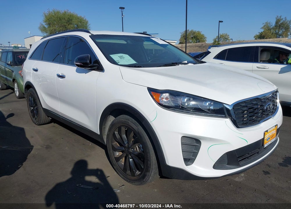 2019 KIA SORENTO 3.3L S VIN: 5XYPG4A56KG596370