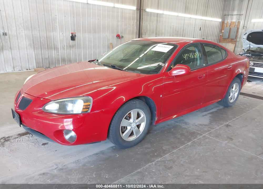 2008 PONTIAC GRAND PRIX VIN: 2G2WP552781122873