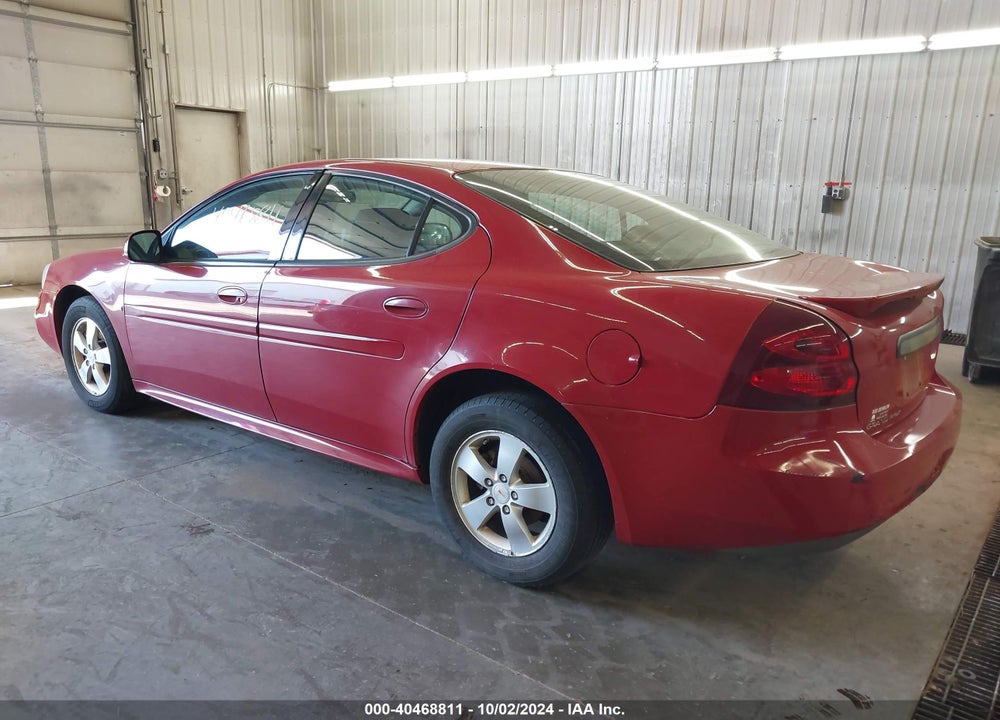 2008 PONTIAC GRAND PRIX VIN: 2G2WP552781122873