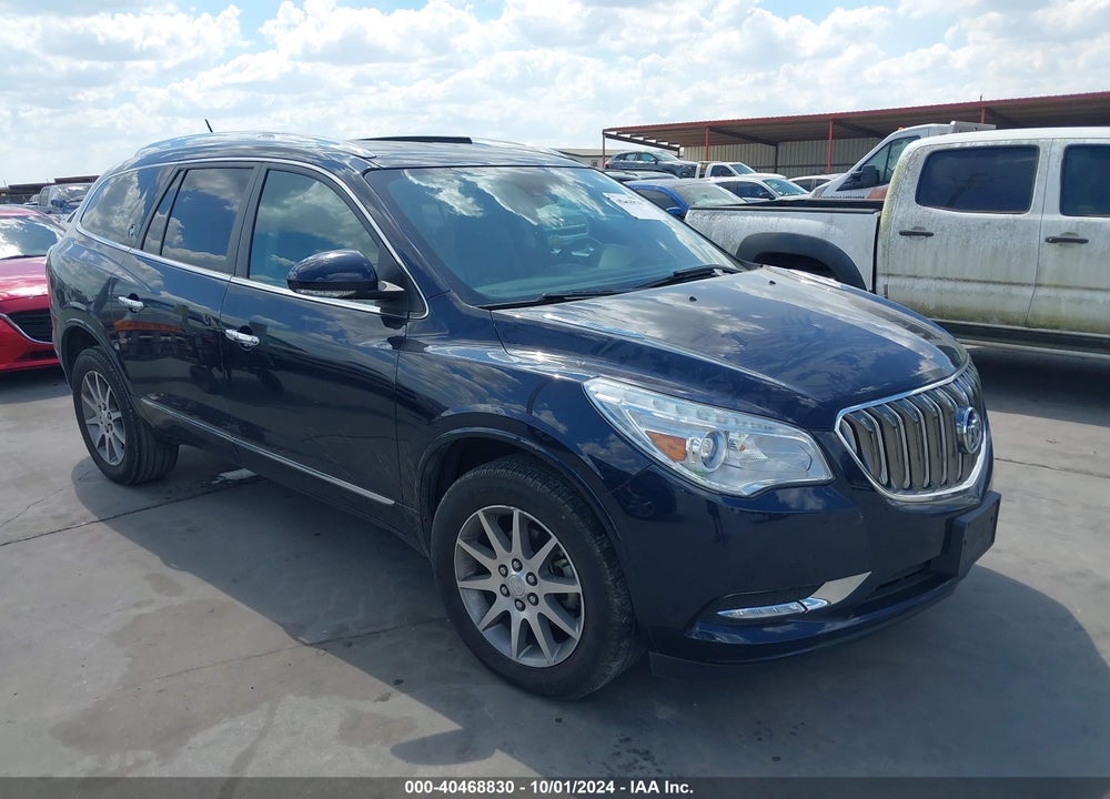 2016 BUICK ENCLAVE LEATHER VIN: 5GAKRBKD9GJ216638