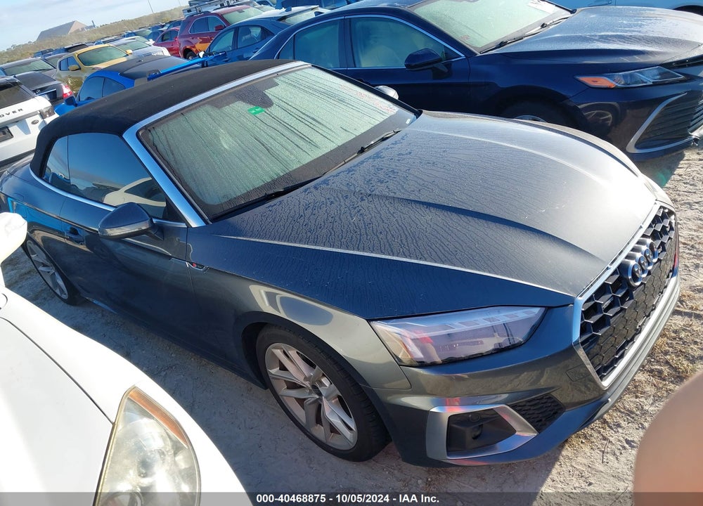 2023 AUDI A5 CABRIOLET PREMIUM 45 TFSI S LINE QUATTRO S TRONIC VIN: WAU3AGF59PN003351