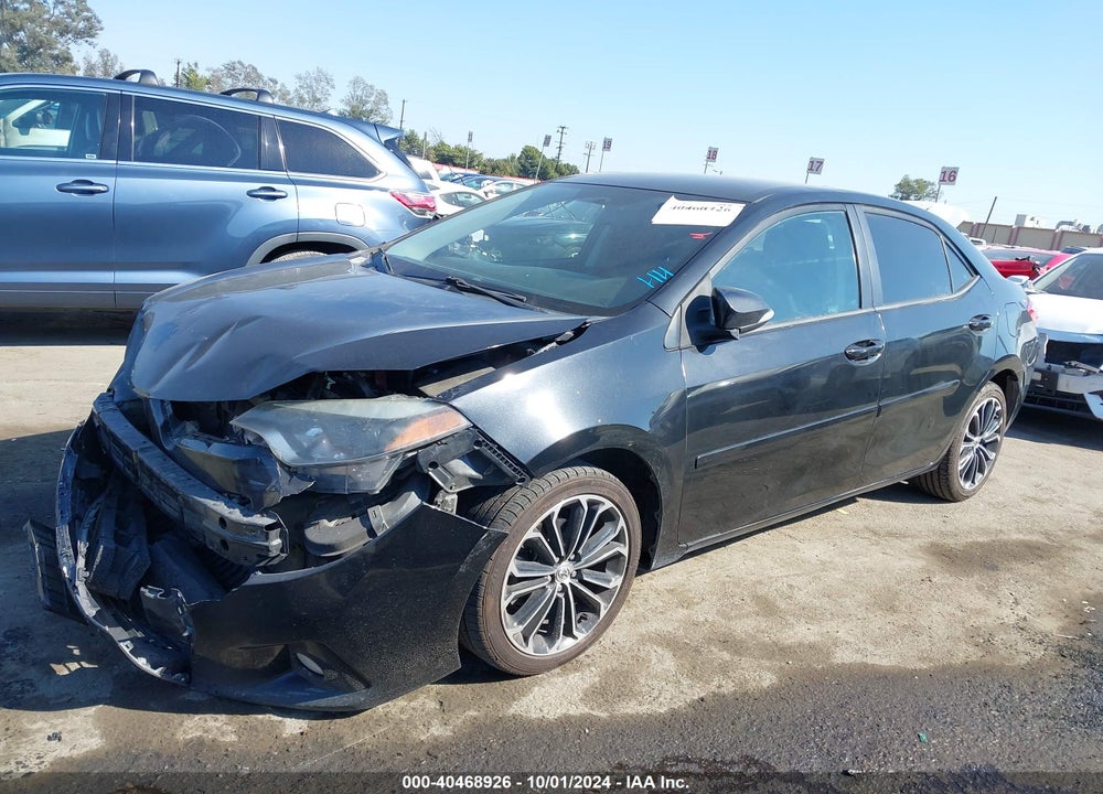 2015 TOYOTA COROLLA S PLUS VIN: 5YFBURHE2FP267186