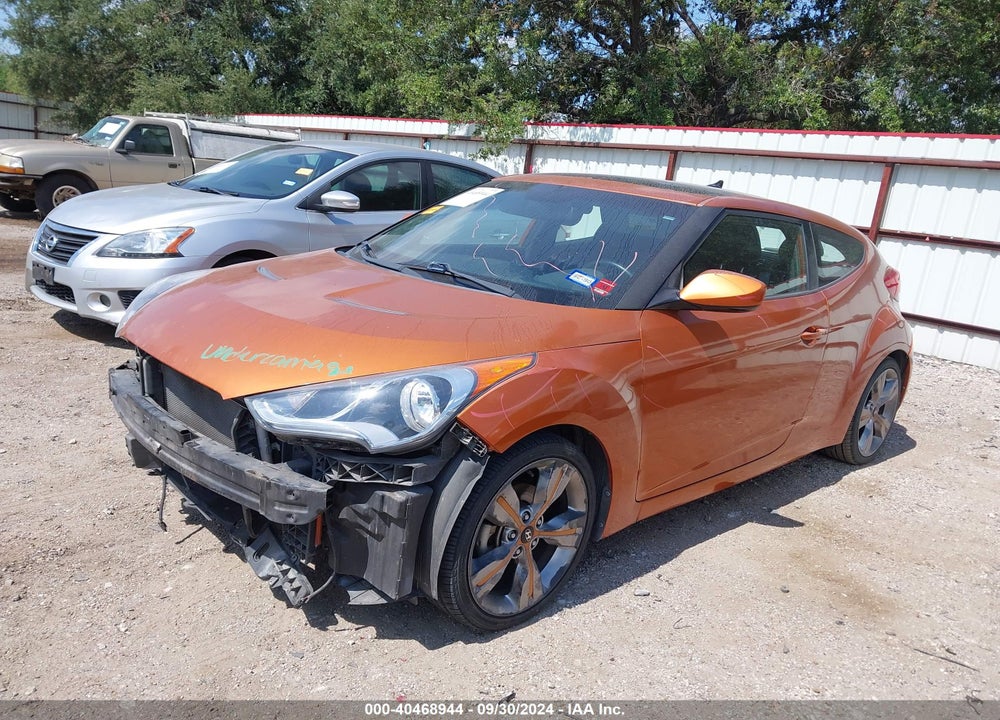 2014 HYUNDAI VELOSTER BASE W/BLACK VIN: KMHTC6ADXEU196615