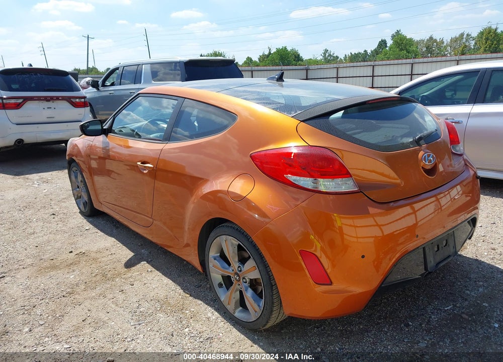 2014 HYUNDAI VELOSTER BASE W/BLACK VIN: KMHTC6ADXEU196615