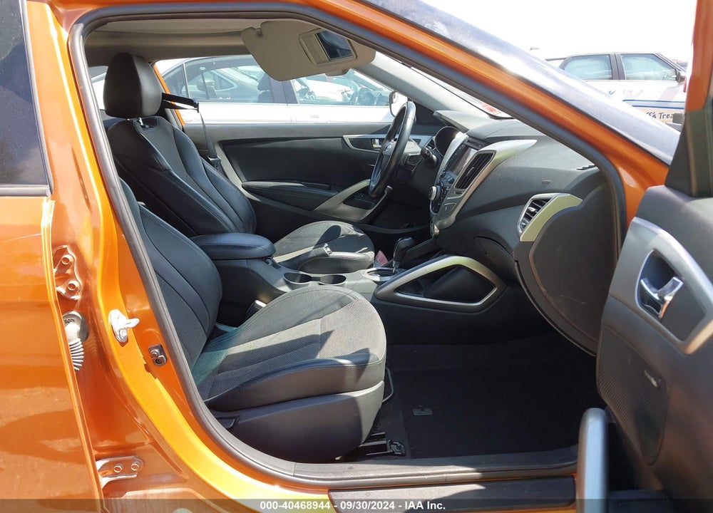 2014 HYUNDAI VELOSTER BASE W/BLACK VIN: KMHTC6ADXEU196615