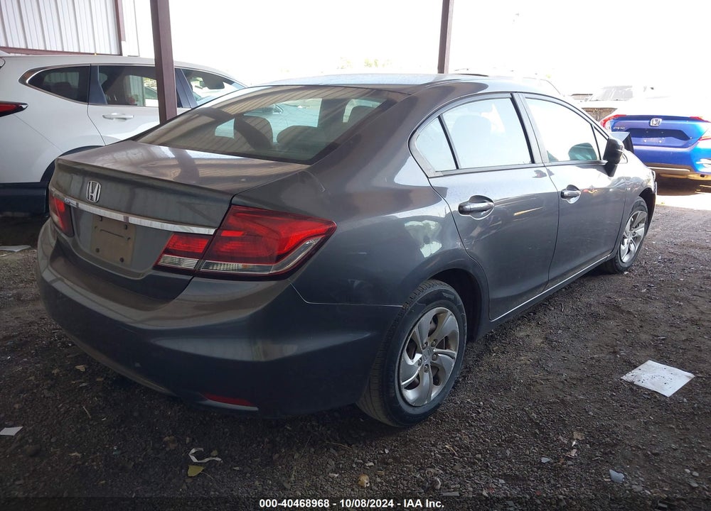 2014 HONDA CIVIC LX VIN: 19XFB2F52EE066583