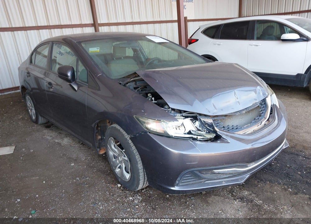 2014 HONDA CIVIC LX VIN: 19XFB2F52EE066583
