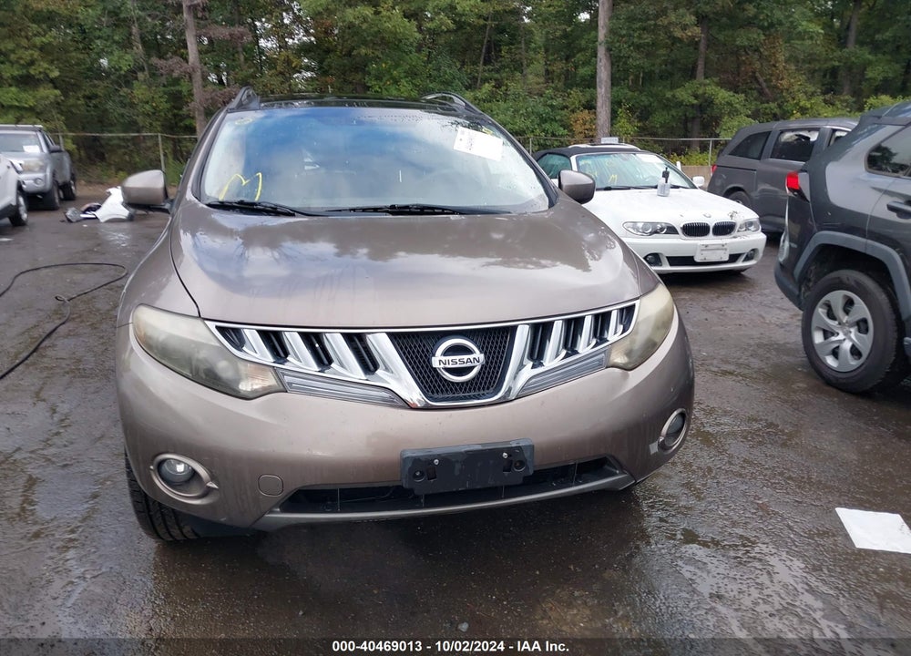2009 NISSAN MURANO LE VIN: JN8AZ18W69W146524