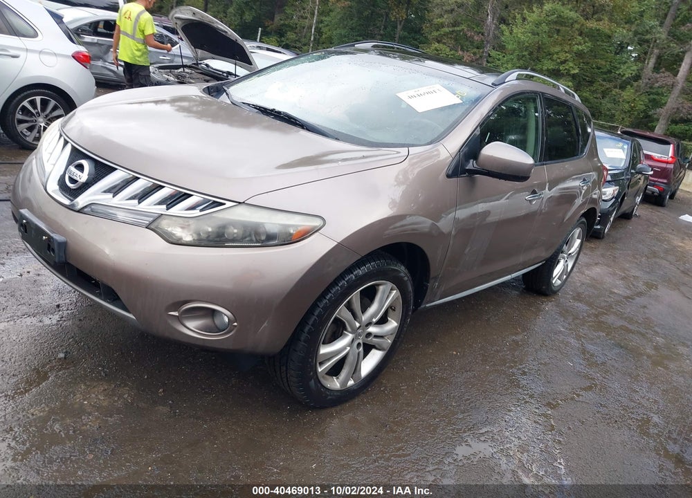 2009 NISSAN MURANO LE VIN: JN8AZ18W69W146524