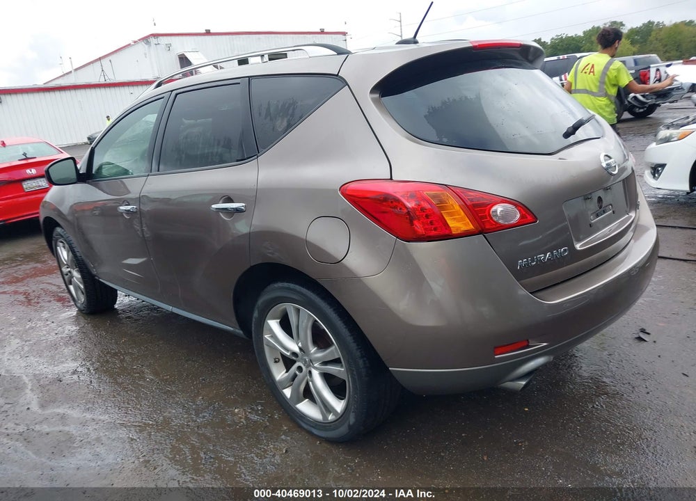 2009 NISSAN MURANO LE VIN: JN8AZ18W69W146524