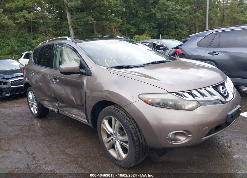 2009 NISSAN MURANO LE VIN: JN8AZ18W69W146524