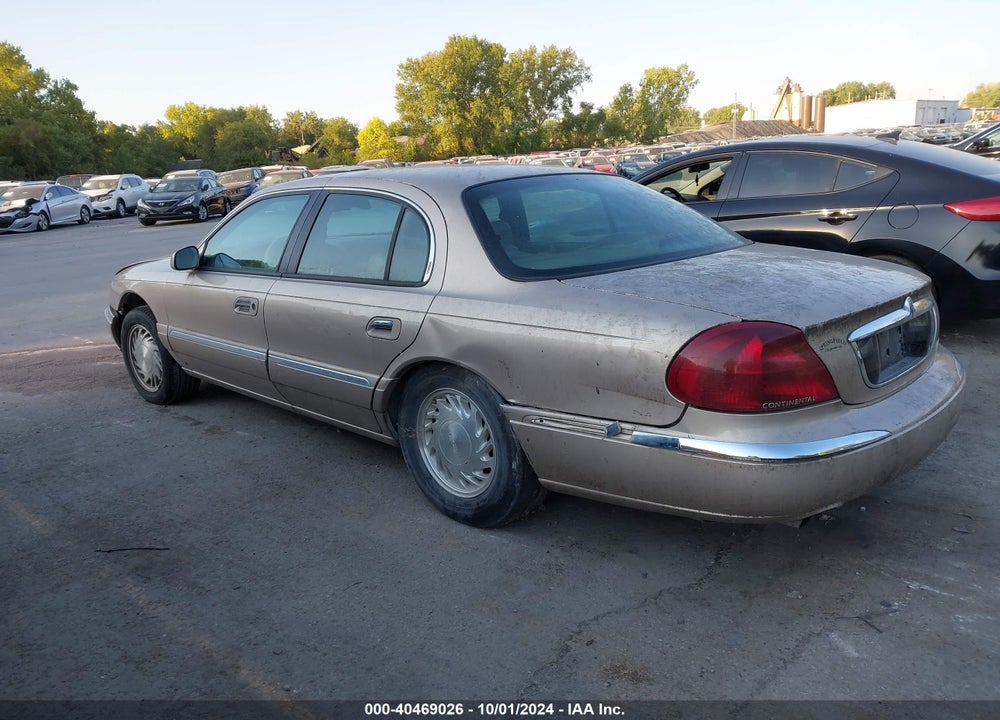 1998 LINCOLN CONTINENTAL VIN: 1LNFM97V5WY634981