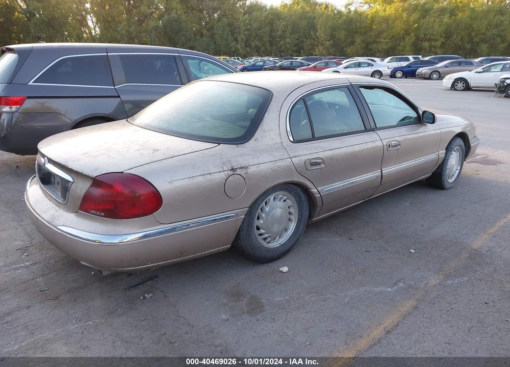 1998 LINCOLN CONTINENTAL VIN: 1LNFM97V5WY634981