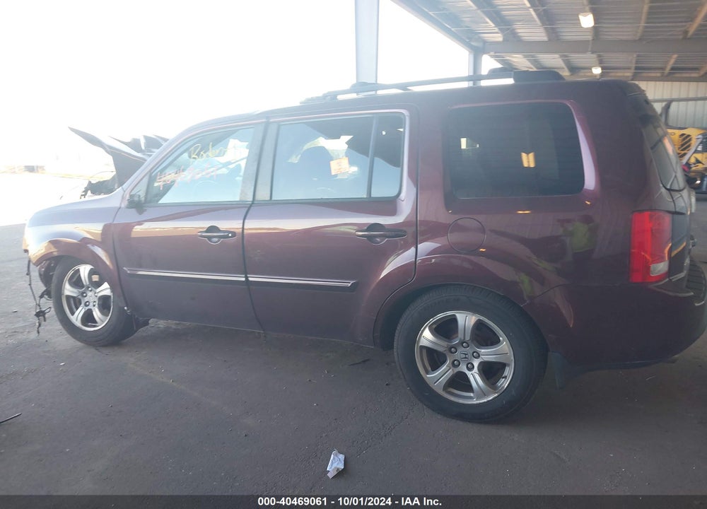 2013 HONDA PILOT EX-L VIN: 5FNYF4H64DB067659