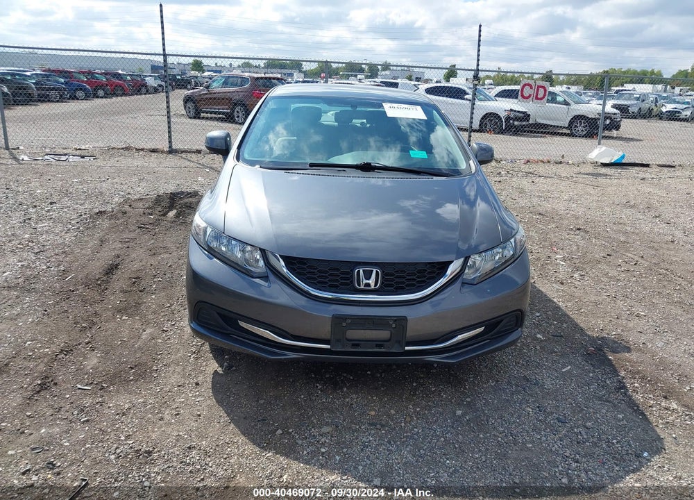 2013 HONDA CIVIC LX VIN: 19XFB2F58DE062505