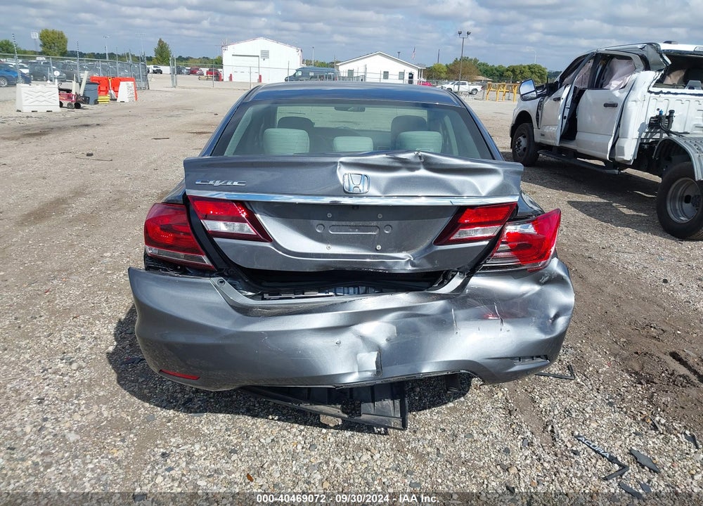 2013 HONDA CIVIC LX VIN: 19XFB2F58DE062505