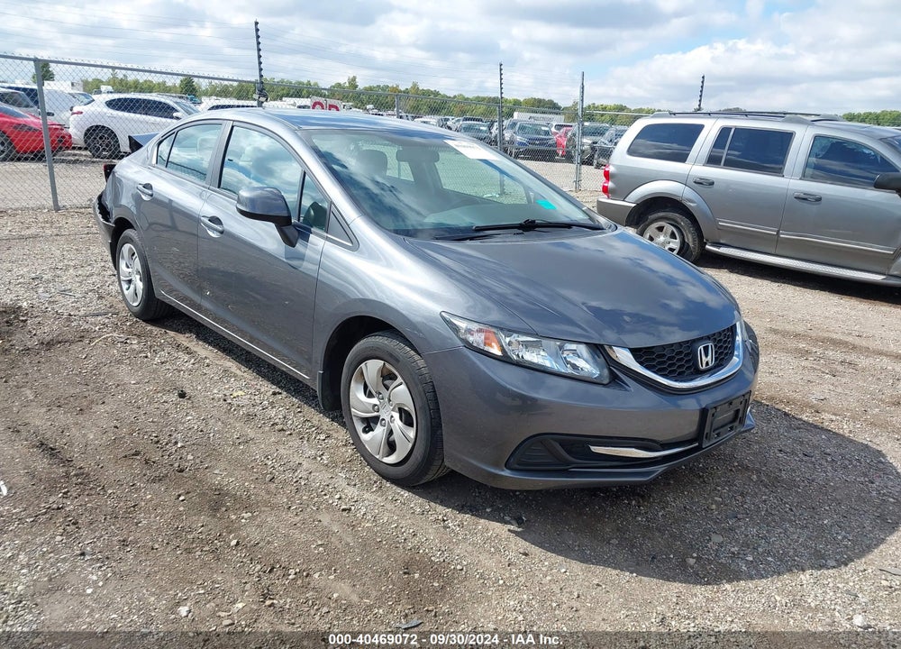 2013 HONDA CIVIC LX VIN: 19XFB2F58DE062505