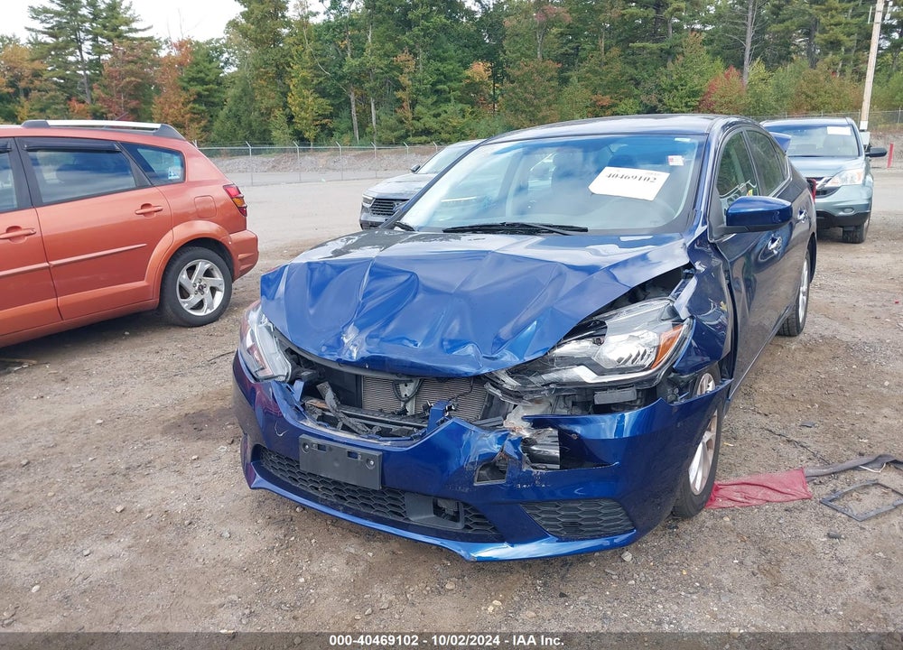 2019 NISSAN SENTRA SV VIN: 3N1AB7AP1KY343964