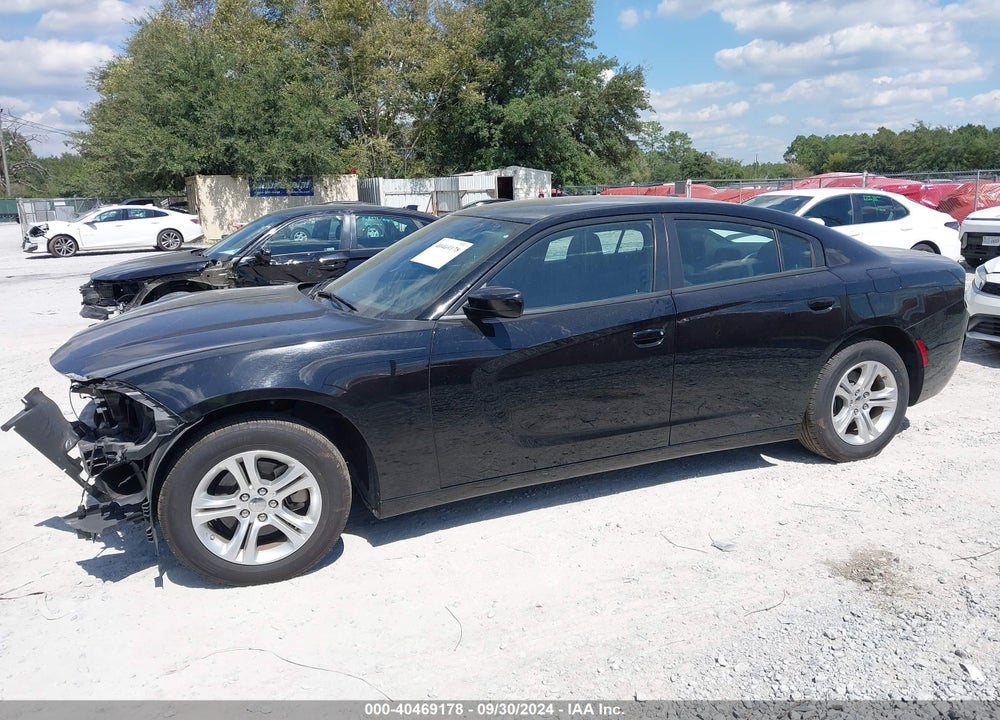 2022 DODGE CHARGER SXT RWD VIN: 2C3CDXBG6NH255893