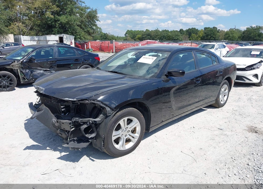 2022 DODGE CHARGER SXT RWD VIN: 2C3CDXBG6NH255893