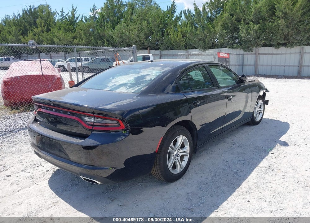 2022 DODGE CHARGER SXT RWD VIN: 2C3CDXBG6NH255893