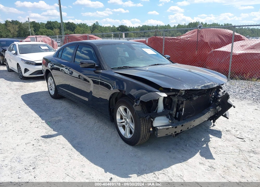 2022 DODGE CHARGER SXT RWD VIN: 2C3CDXBG6NH255893