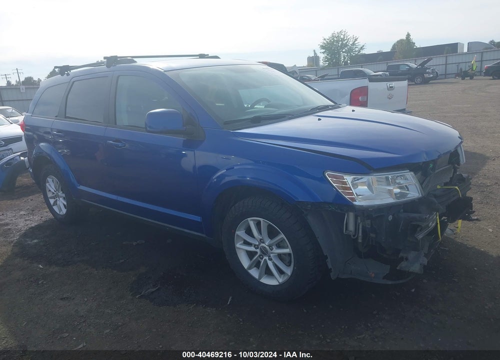 2015 DODGE JOURNEY SXT VIN: 3C4PDDBG8FT748740