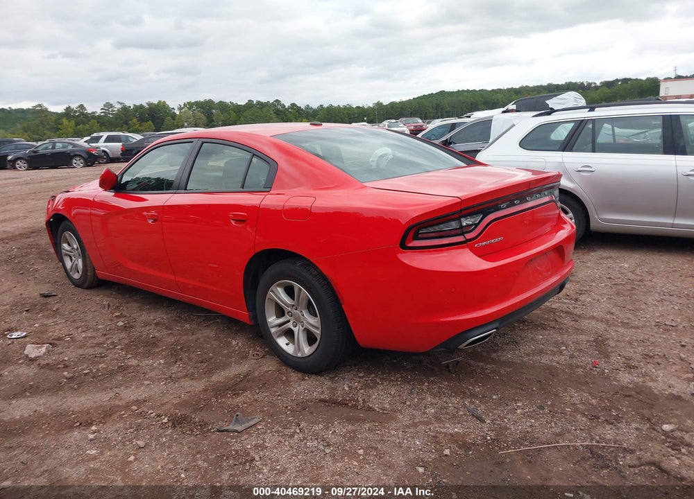 2022 DODGE CHARGER SXT RWD VIN: 2C3CDXBGXNH248185