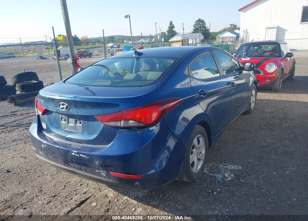 2014 HYUNDAI ELANTRA SE VIN: KMHDH4AEXEU133307