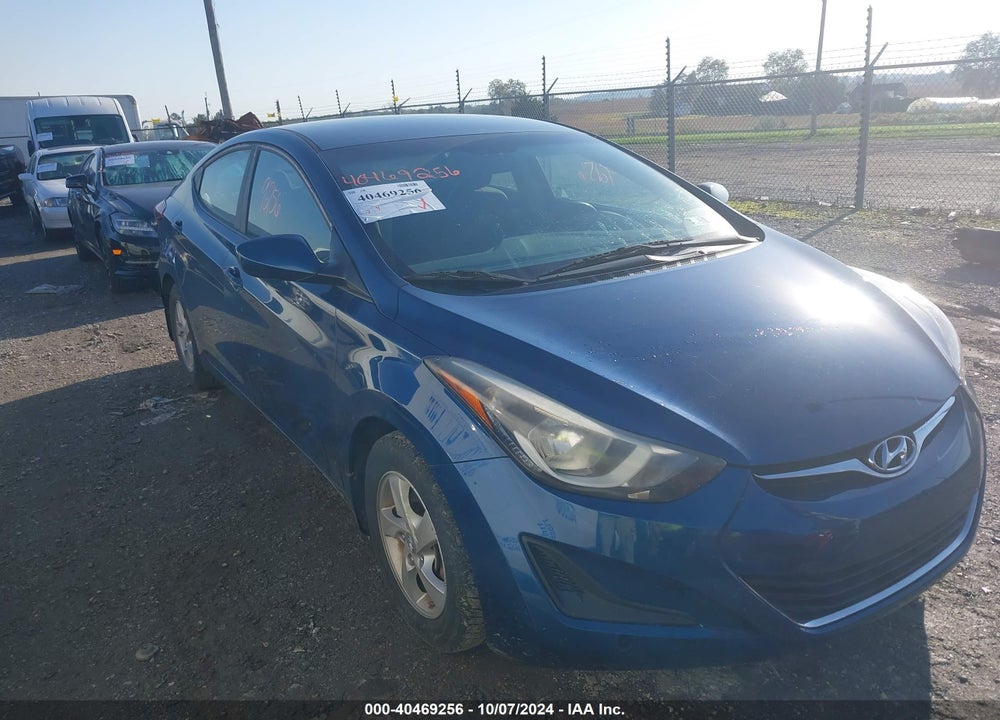 2014 HYUNDAI ELANTRA SE VIN: KMHDH4AEXEU133307