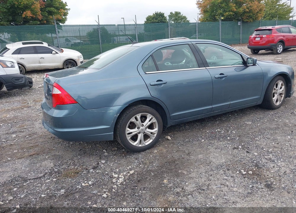 2012 FORD FUSION SE VIN: 3FAHP0HA6CR242152