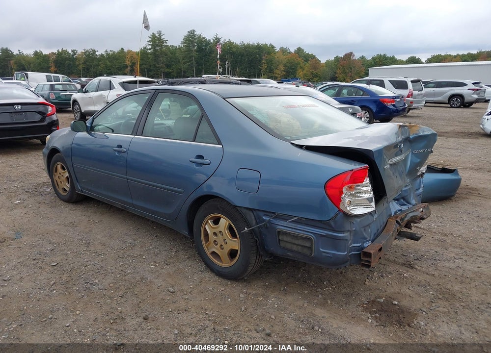 2002 TOYOTA CAMRY LE V6 VIN: 4T1BF32K22U537404
