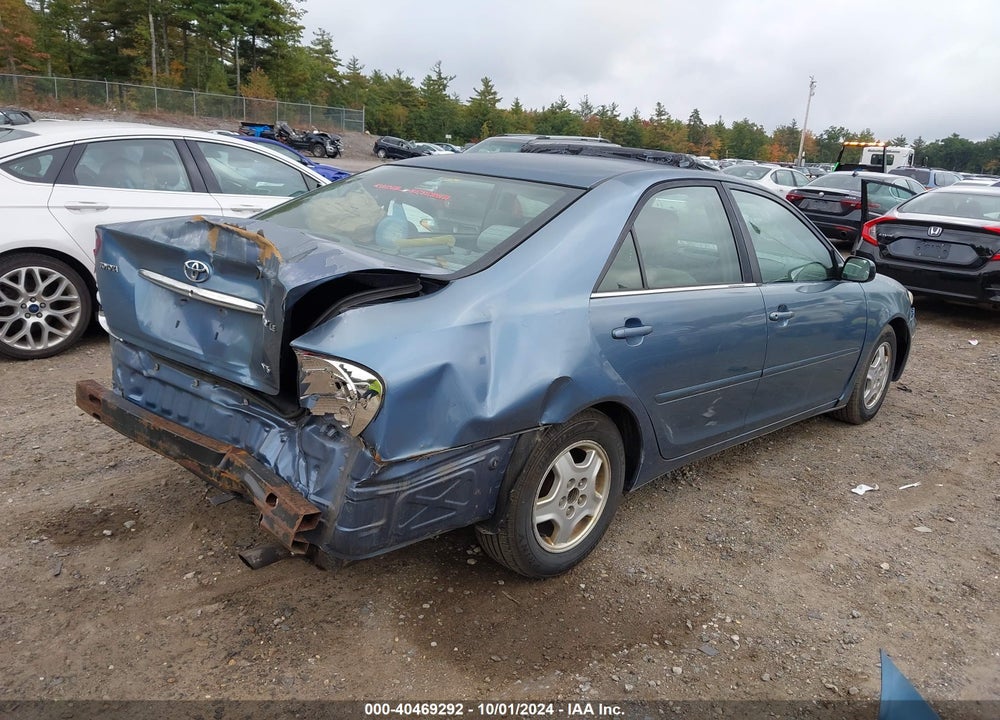 2002 TOYOTA CAMRY LE V6 VIN: 4T1BF32K22U537404