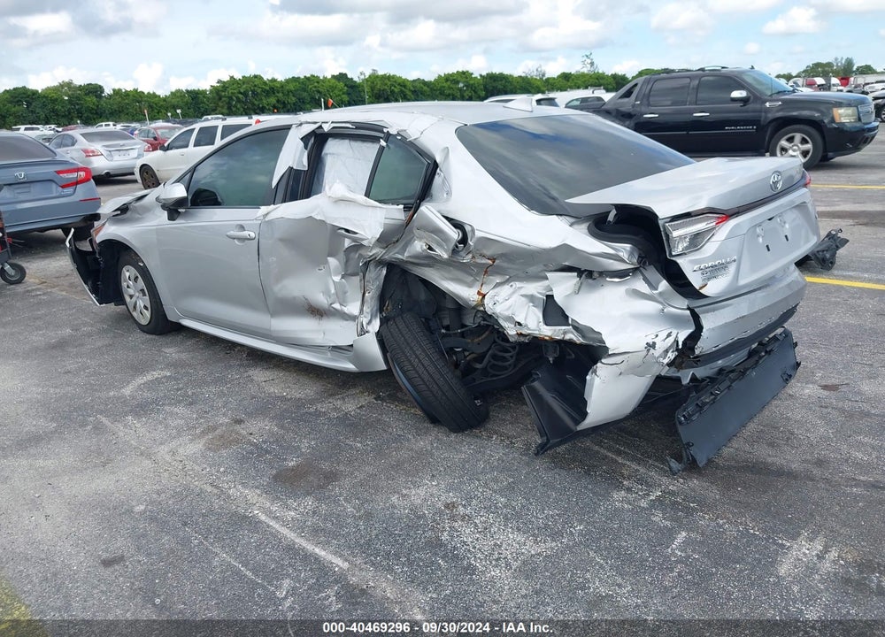 2021 TOYOTA COROLLA L VIN: JTDDPMAEXMJ122234