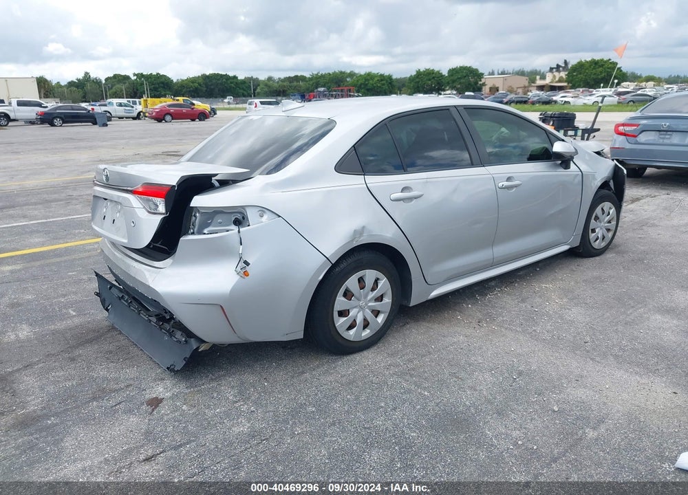 2021 TOYOTA COROLLA L VIN: JTDDPMAEXMJ122234