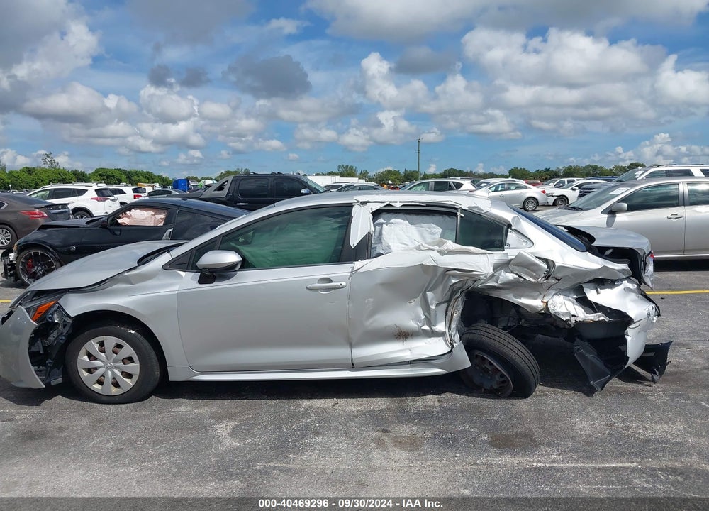 2021 TOYOTA COROLLA L VIN: JTDDPMAEXMJ122234