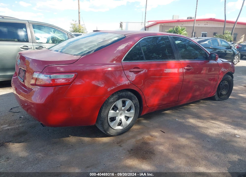 2007 TOYOTA CAMRY LE VIN: JTNBE46K773100885