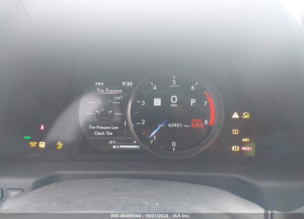 2019 LEXUS ES 350 F-SPORT VIN: 58ABZ1B10KU003409