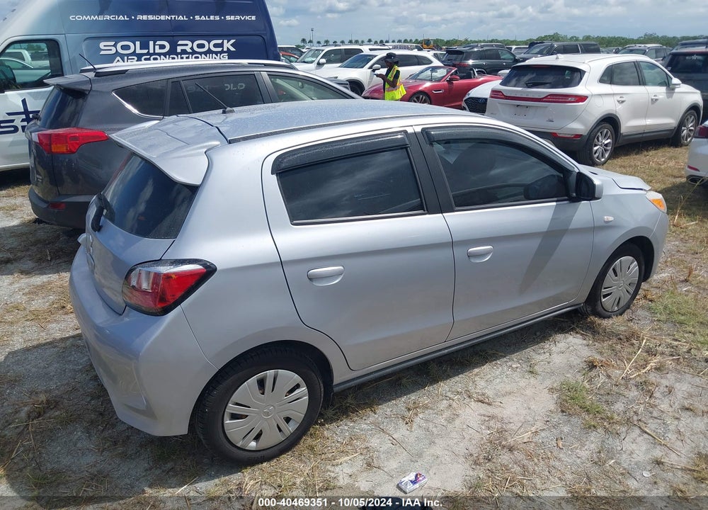 2021 MITSUBISHI MIRAGE CARBONITE EDITION/ES/LE VIN: ML32AUHJ3MH011868